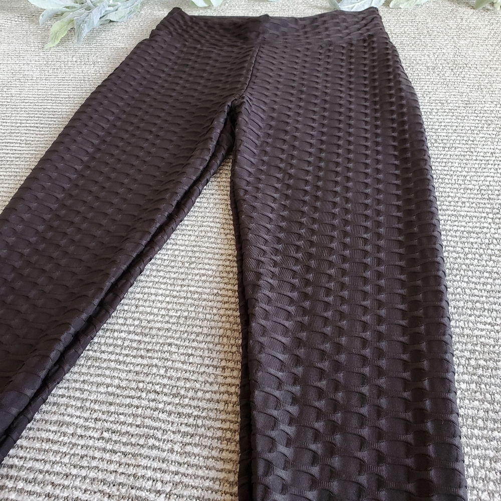 🔅🔅Honeycomb Booty Contouring Leggings TikTok Pants NWOT - Picture 3 of 8